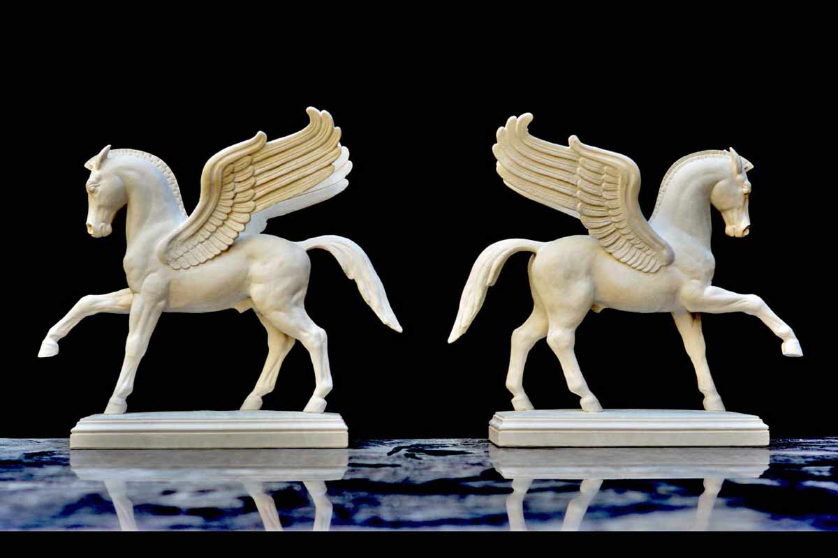 005-Skulpturenfundus-Pegasus-Bozzetto-Gipsabguss